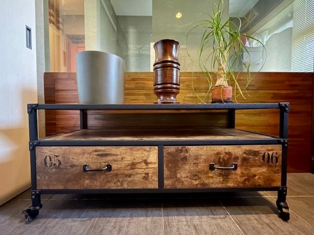 みちょっちん■KULTクルト インダストリアル テレビ台/TVボード