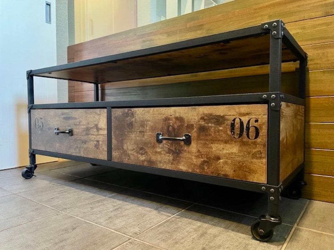 みちょっちん■KULTクルト インダストリアル テレビ台/TVボード