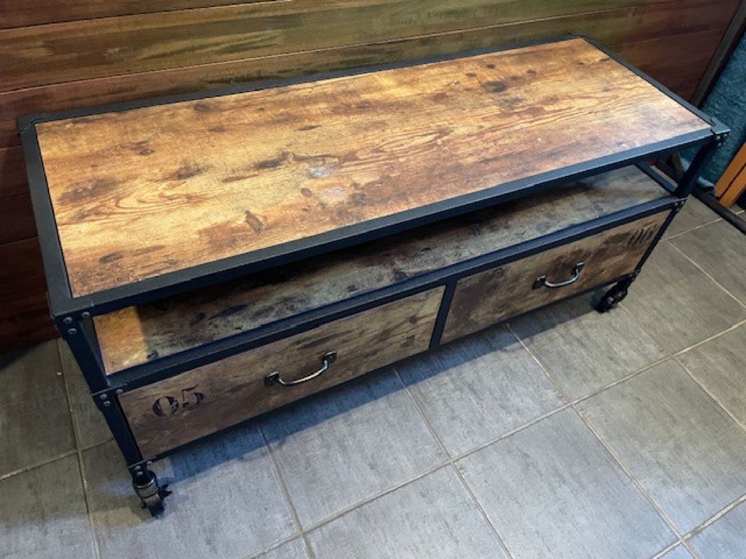 みちょっちん■KULTクルト インダストリアル テレビ台/TVボード