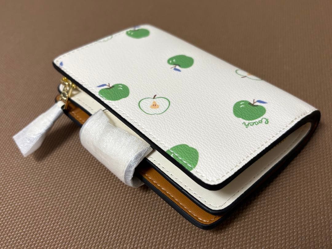 【新品】コーチ 2つ折り財布 ホワイト 白 COACH C4116 IMCAH
