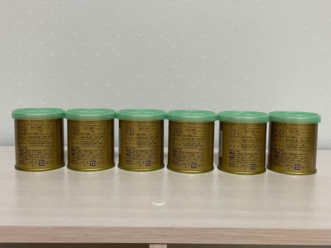 宇治　山政小山園 抹茶 さみどり　松風　30g x 各3缶