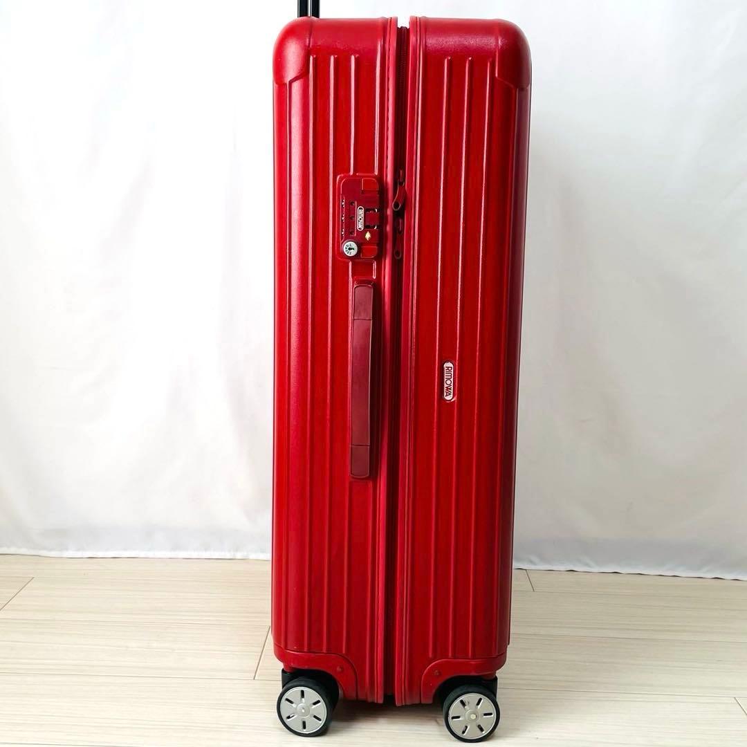 美品　リモワ　サルサ　104L 4輪　マットレッド　大容量　TSA 廃盤