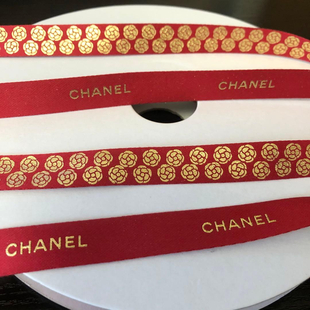 シャネル　ラッピングリボン1ロール50メートル　2020ニューイヤー限定