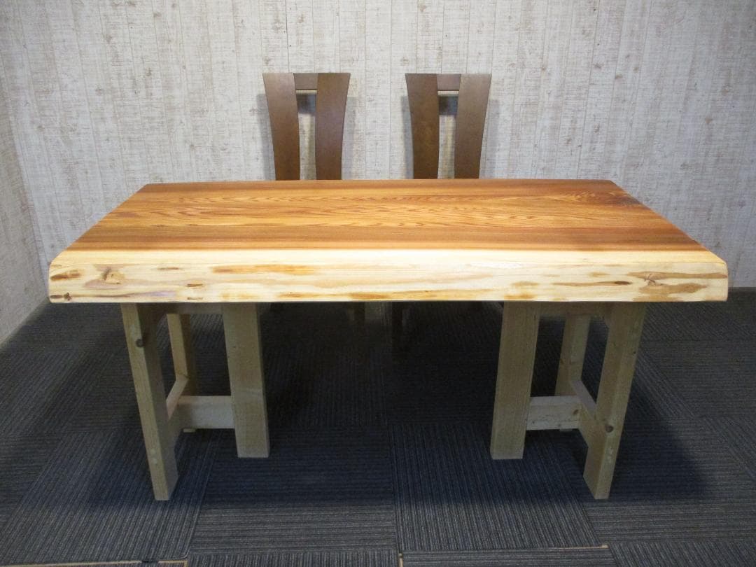 H-0029■　杉　スギ　テーブル　ローテーブル　ダイニング　座卓　一枚板　天板