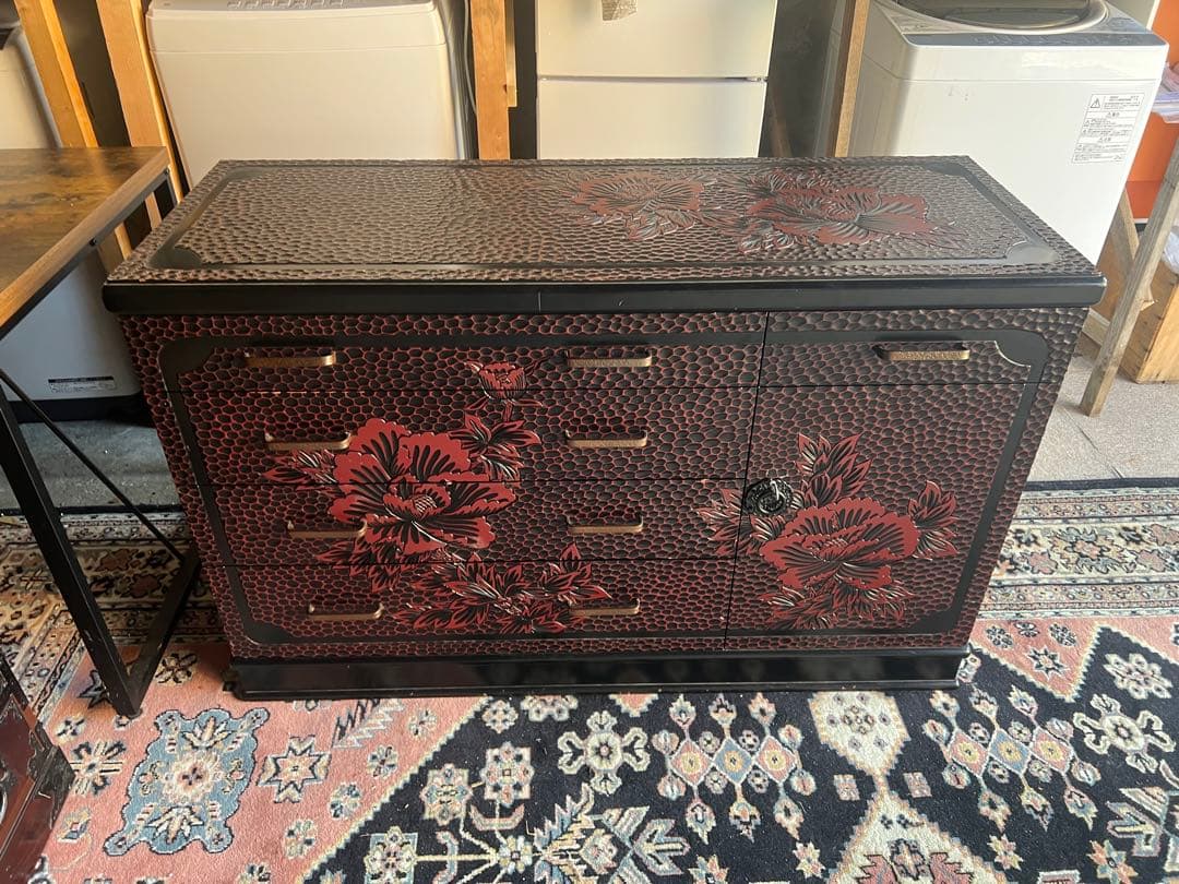 タンス　鎌倉彫　チェスト　CAPIC タンス