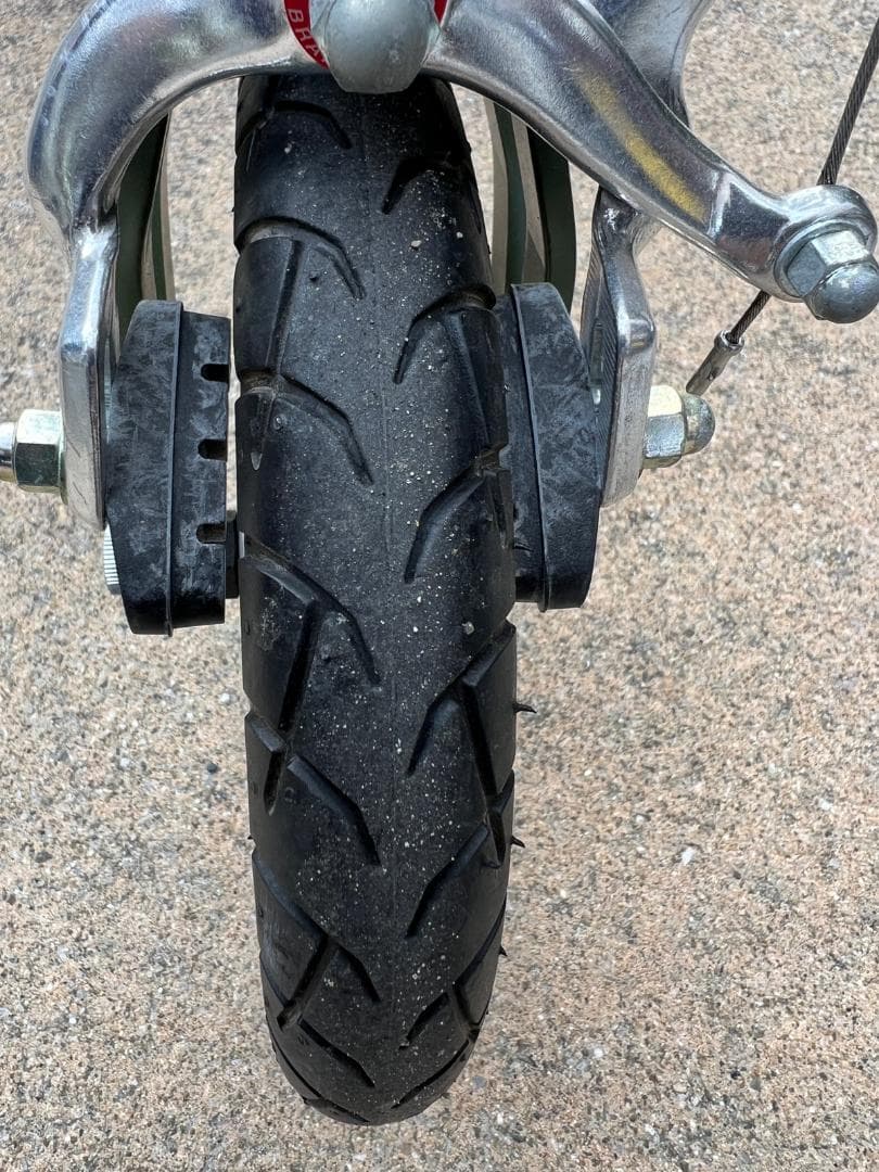 CarryMe エアータイヤ仕様 マットオリーブグリーン 折りたたみ自転車