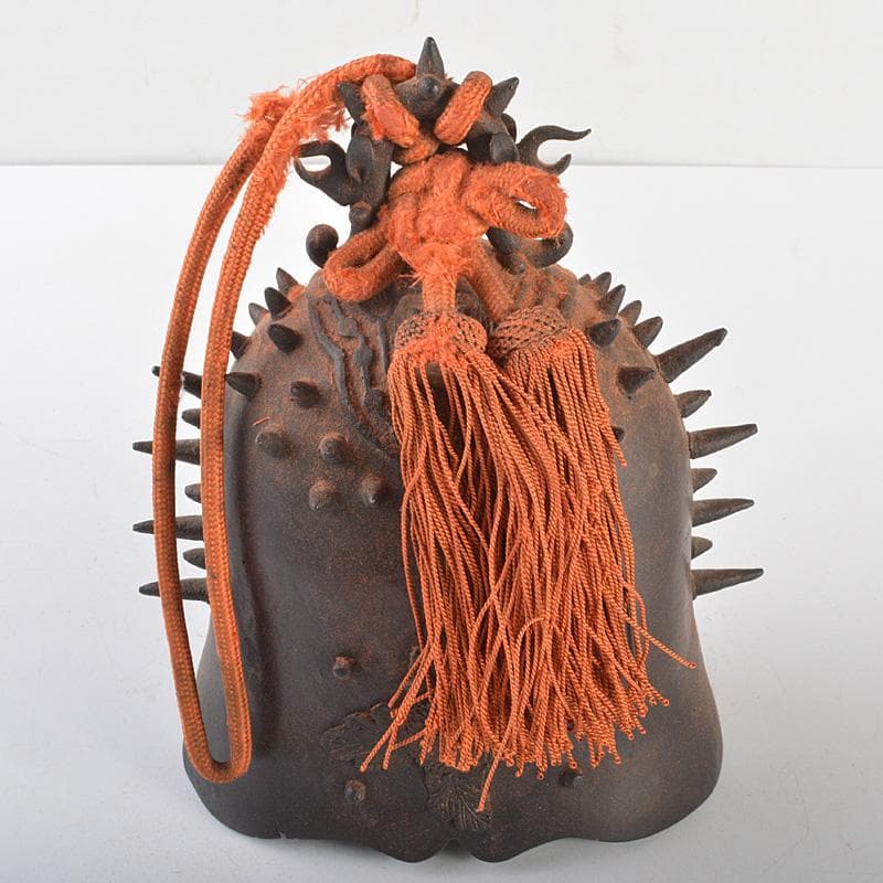 中国　古銅　銅鑼　釣鐘　M　R6795