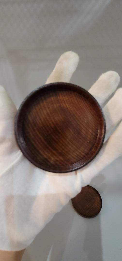 茶道具 初雁 蒔絵 香合 桑 春斎作 共箱