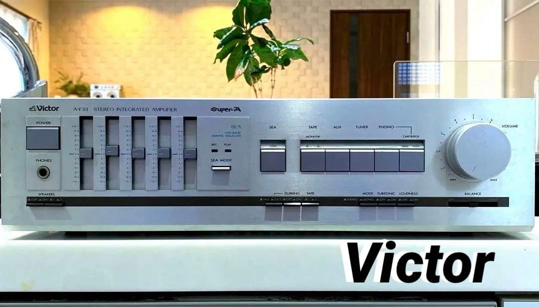 Victor プリメインアンプ A-F33 SEA搭載モデル ビクター