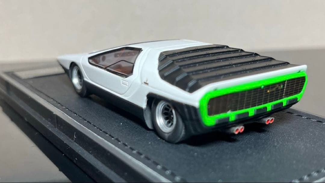 訳あり）ミニカー 1/43 トップマルケス アルファロメオ カラボ 白