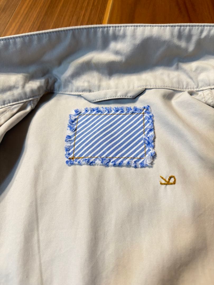 45rpm 薄ギャバのキャップショルダースウィングトップ