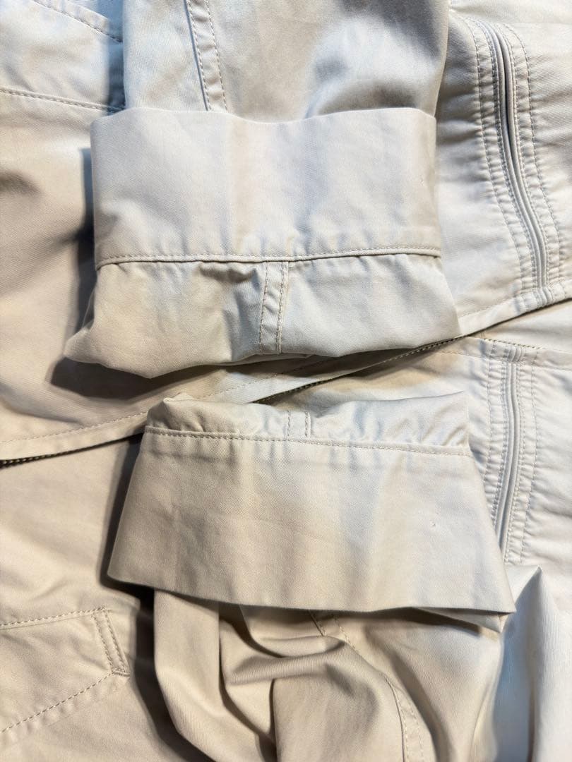 45rpm 薄ギャバのキャップショルダースウィングトップ