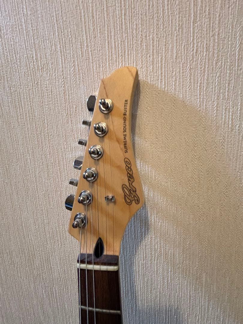 Greco エレキギター WS-STD (スカイブルー/ローズウッド）ケース付