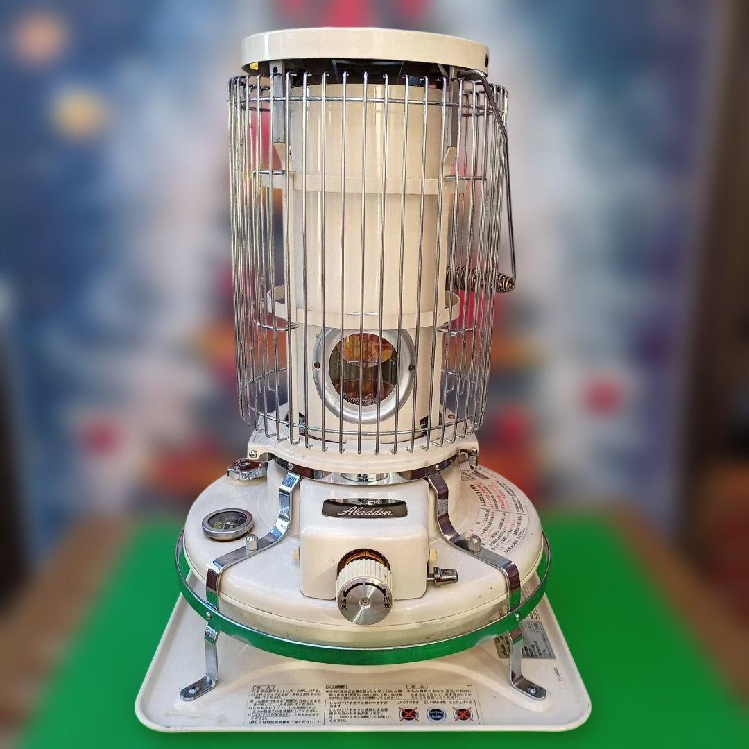 アラジン メンテナンス済。純正芯交換済。取り扱い説明書。ベージュ