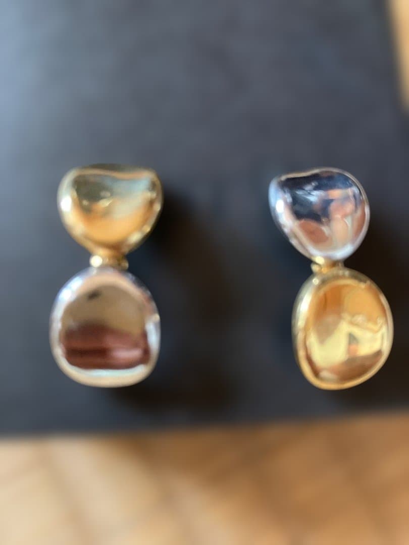 ゆきGSTV ピアリング k18 イヤリング　ゴールド　プラチナ