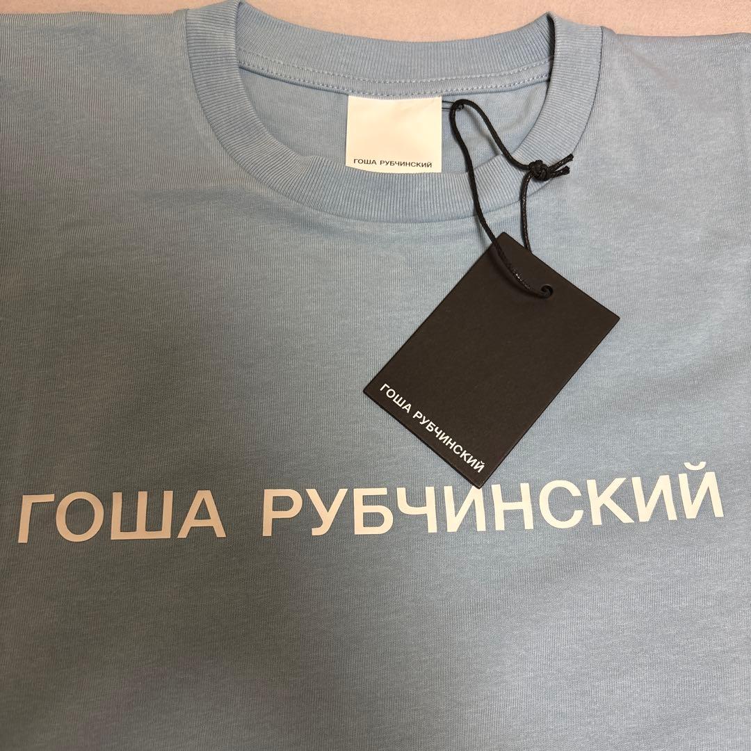 トップス gosha rubchinskiy OVERSIZED T-SHIRT BLUE