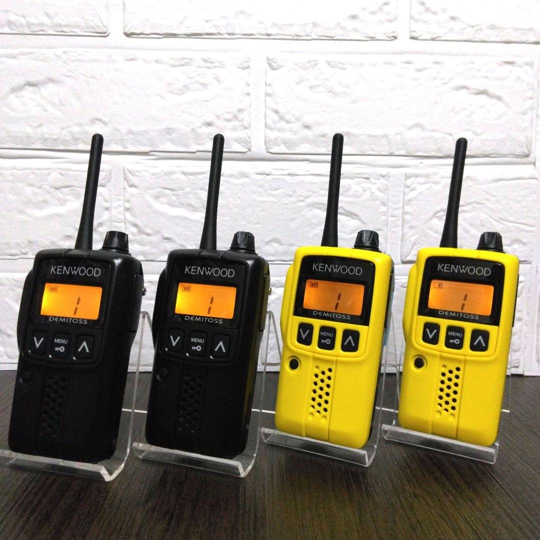 超美品4台フルセット★KENWOOD UBZ-EA20R特定小電力トランシーバー