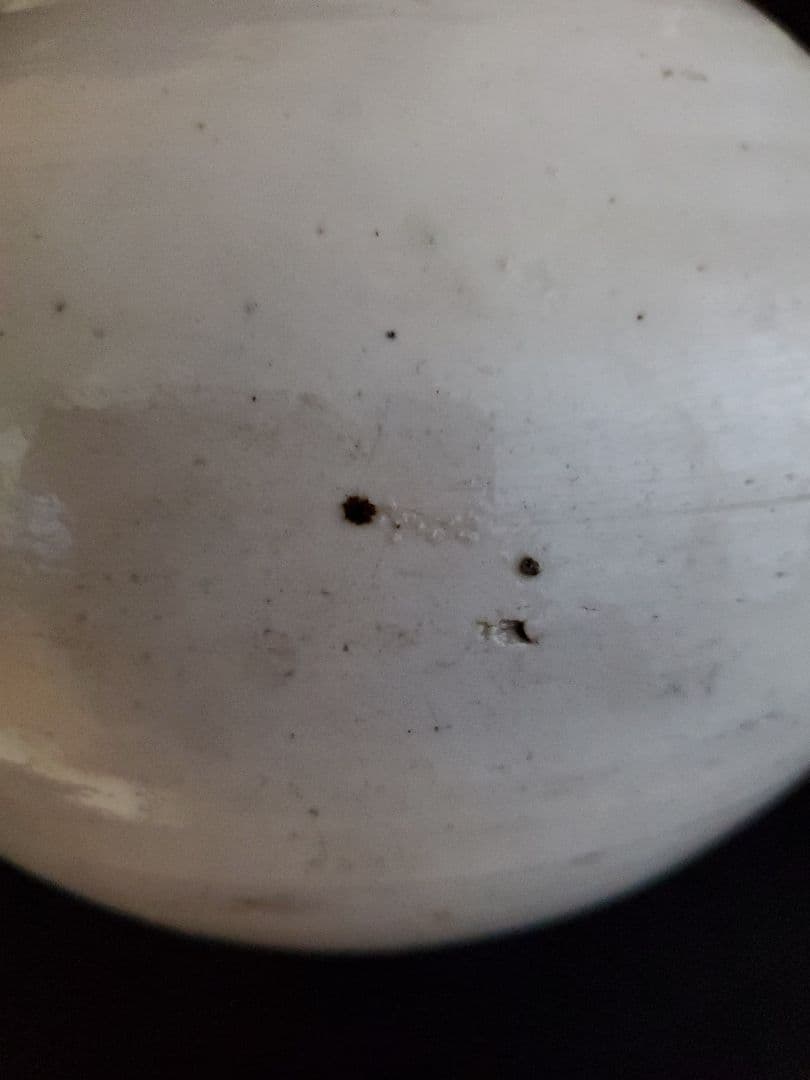 【李朝特集出品】李朝青華白磁壺- 李朝19世紀