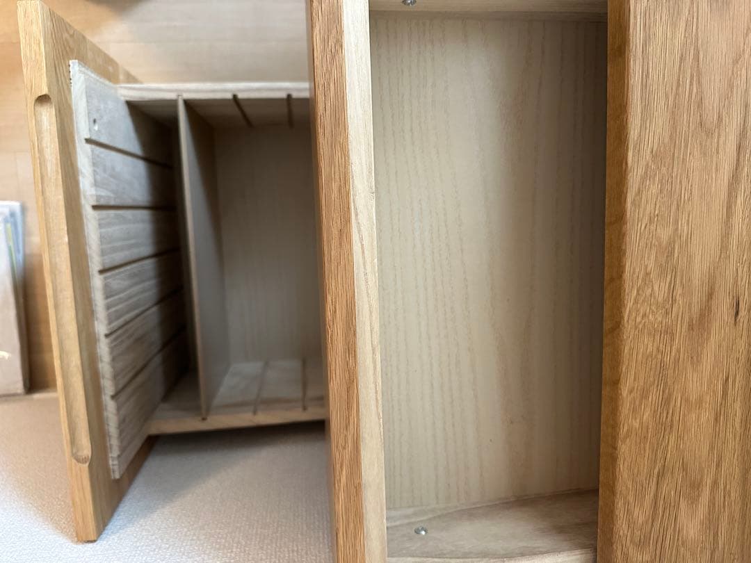 オーク材 無印良品　キャビネット