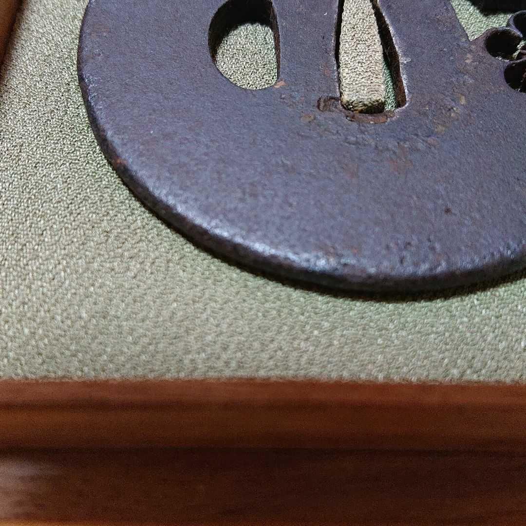 【刀匠鐔】室町～江戸期 梅花千鳥透図