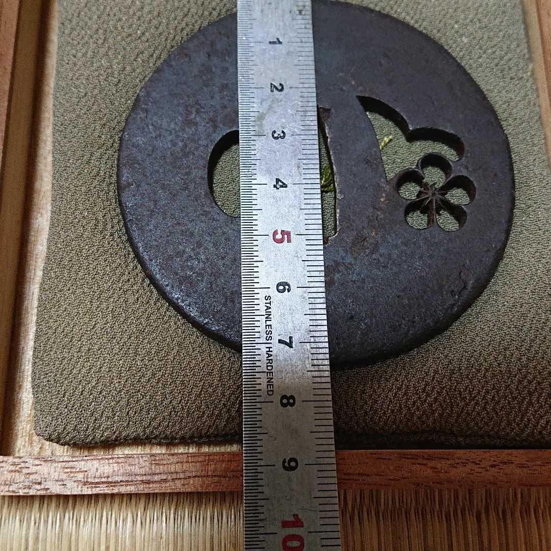 【刀匠鐔】室町～江戸期 梅花千鳥透図