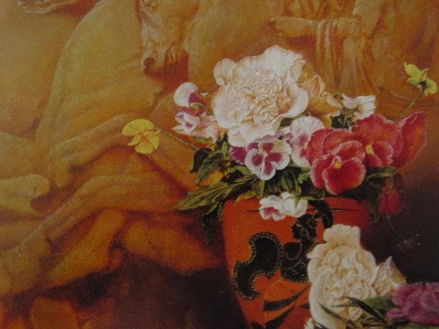 斎藤國靖、【エトルスク】、希少な額装用画集より、新品額装付、状態良好