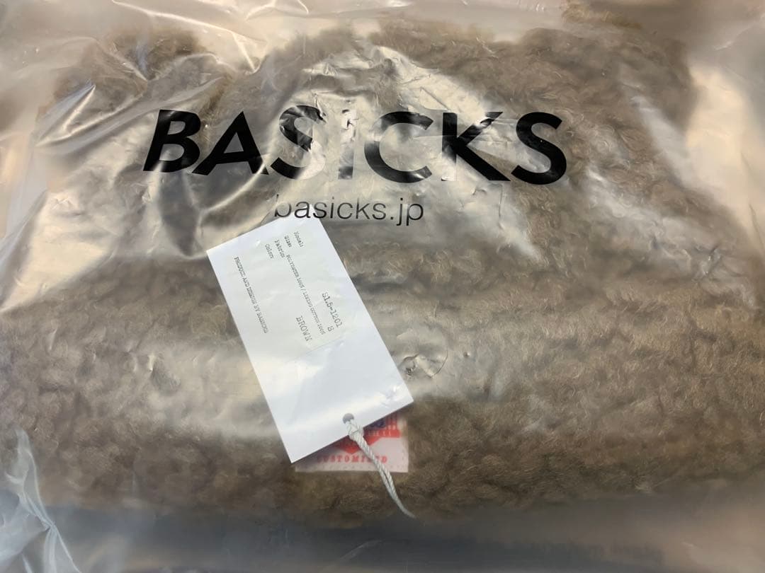 帽子 S BASICKS BEAR BEANIE BROWN