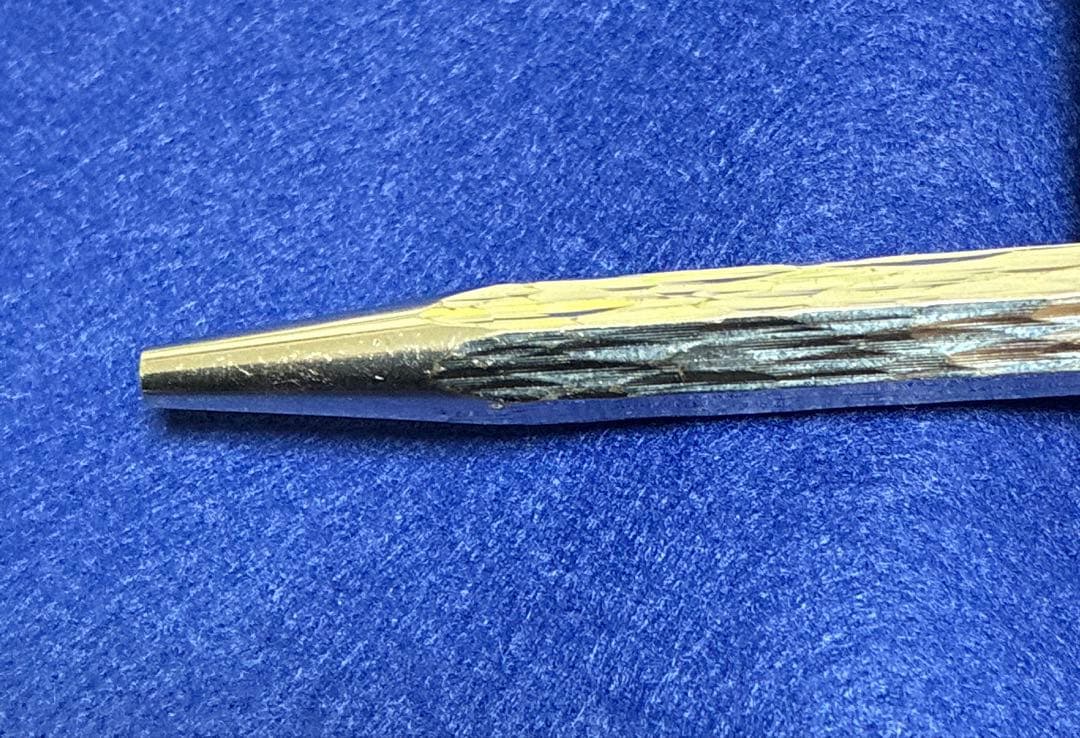 カランダッシュ　ベネシアン　ボールペン　銀張