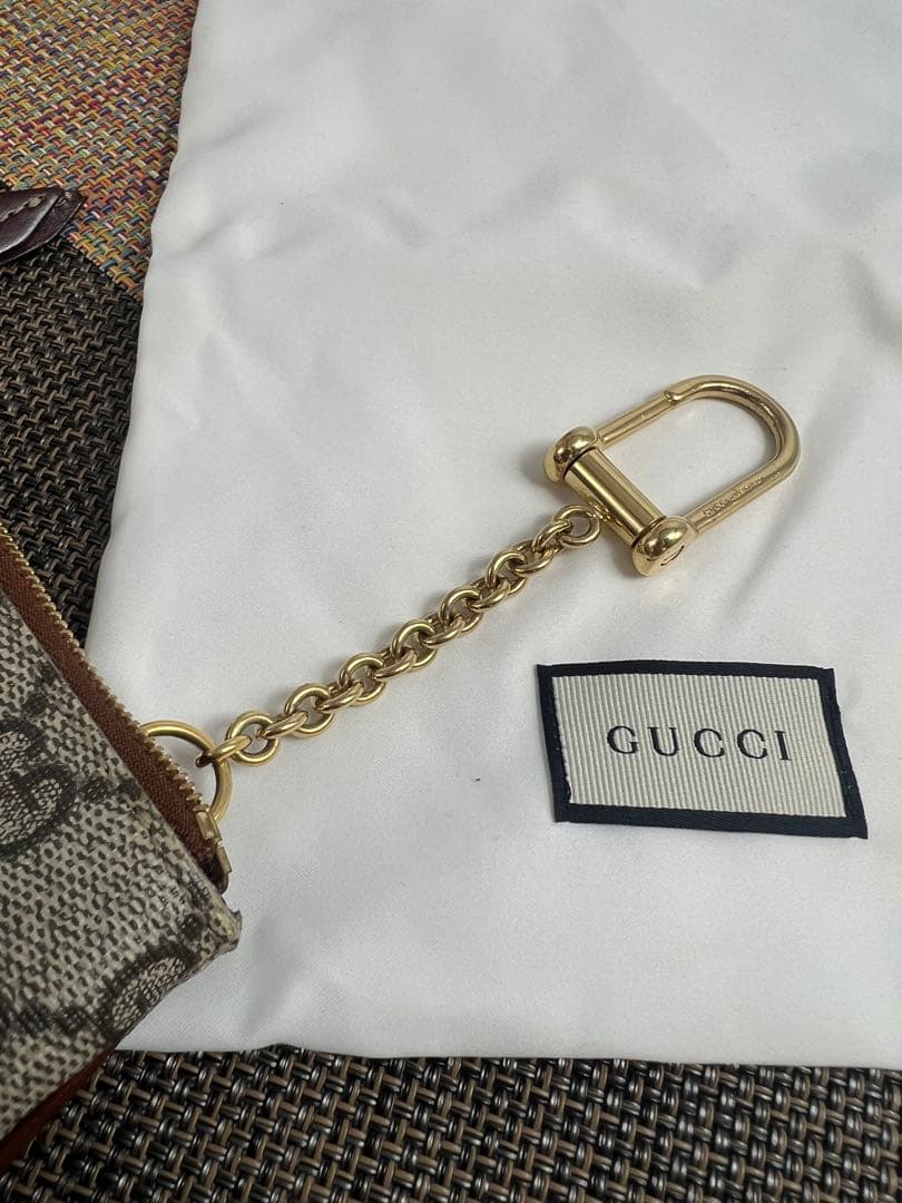 ✨極美品✨GUCCI グッチ　GGスプリーム　オフィディア 小銭入れ キーリング