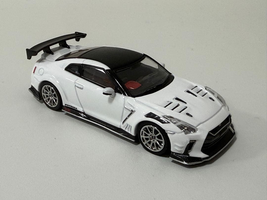 1/64 ミニカー4台セット　頭文字D 湾岸ミッドナイト　RWBポルシェ　R35
