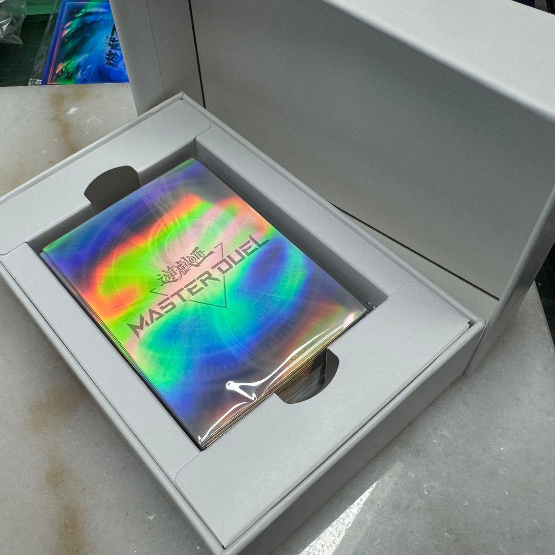 遊戯王OCG　公式スリーブ　白　シンクロ　マスターデュエル