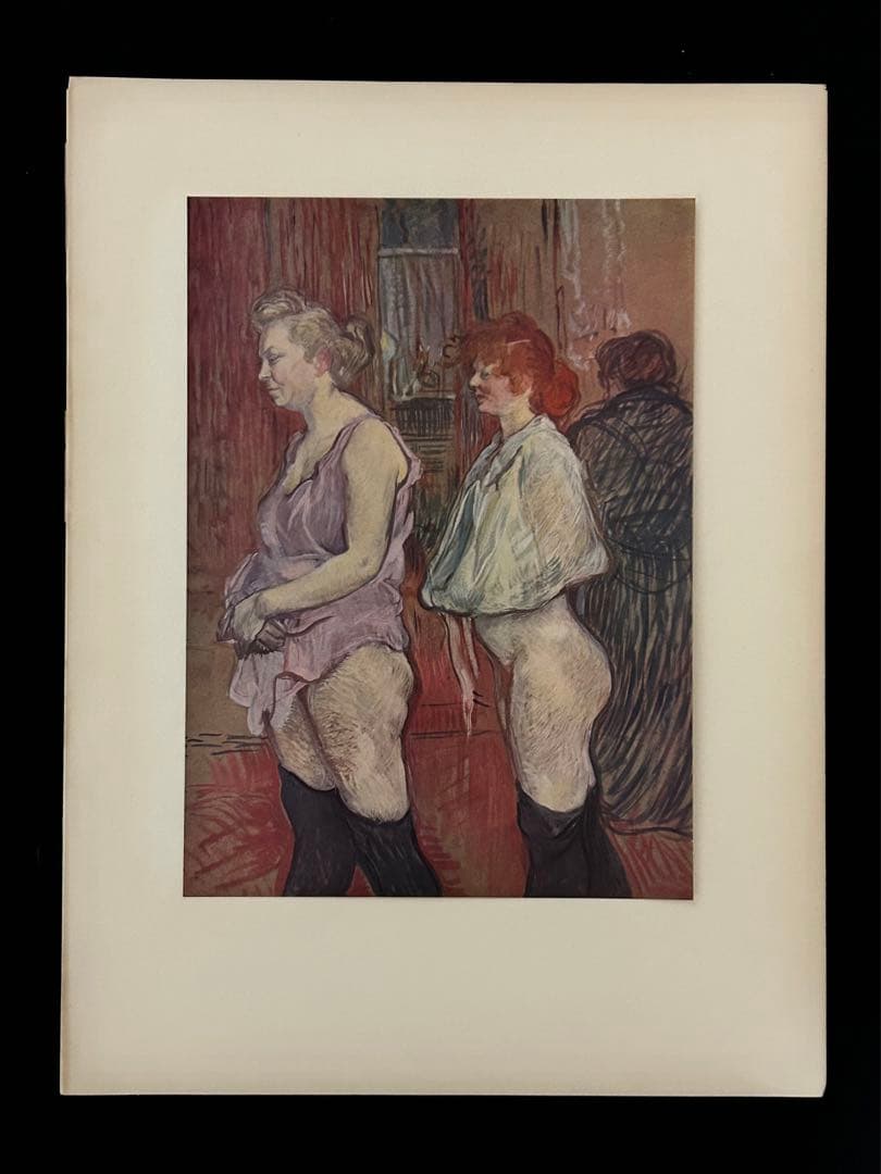 ロートレックリトグラフ5枚まとめ売り 紙もの印刷物海外ジャンクジャーナル