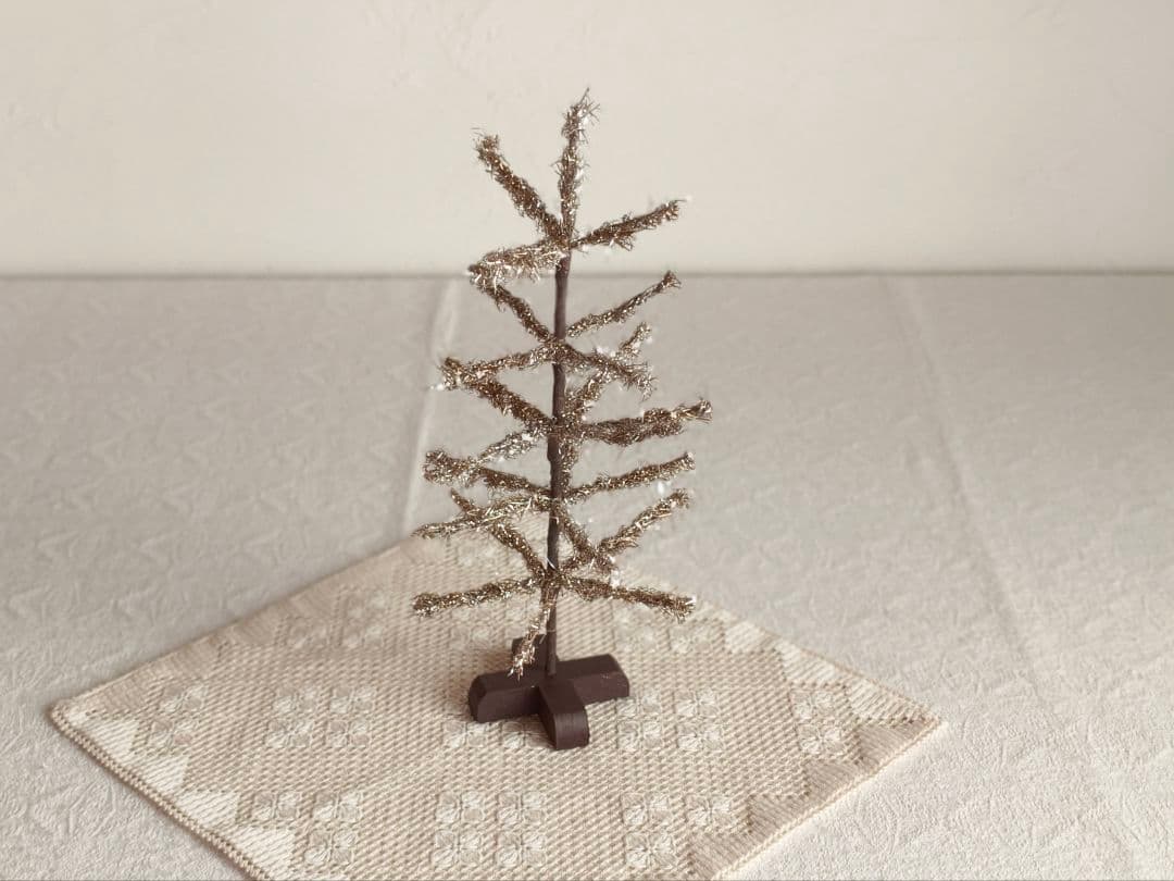 【parisさま】vintage tree ❀ 燻ゴールドの ツリー 28 cm