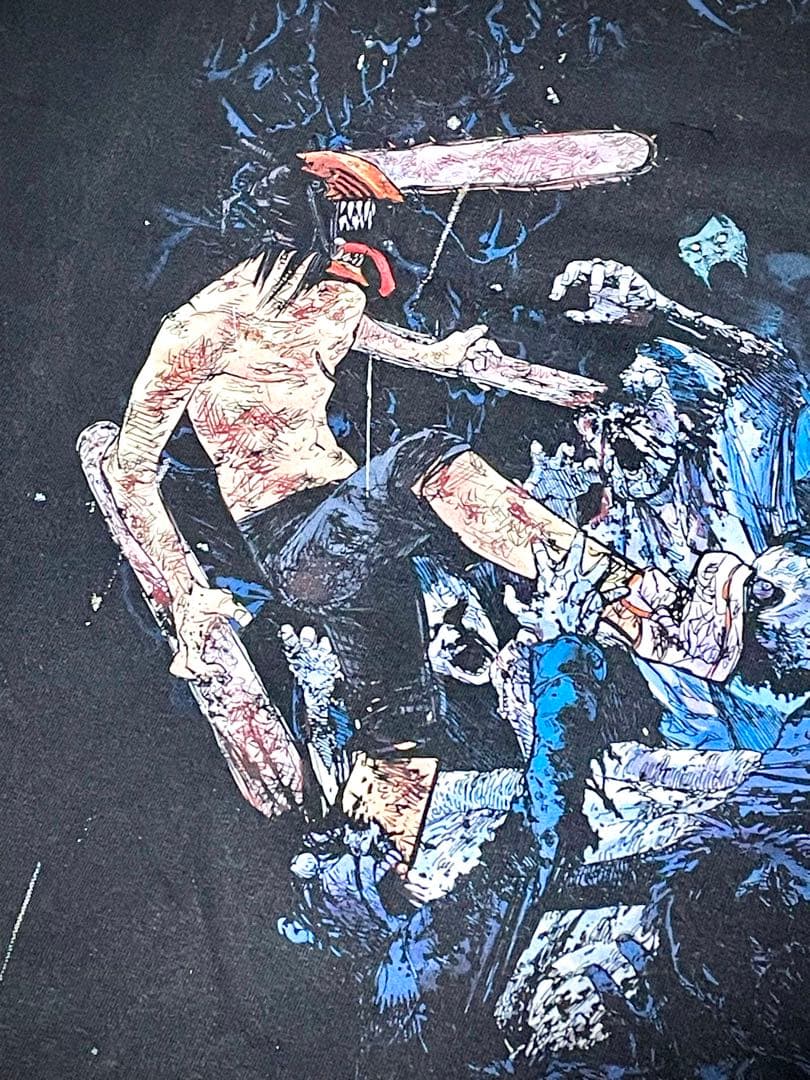 L*g様 希少　チェンソーマン　Tシャツ　デンジ　アニメ　ヴィンテージ　漫画　ポ