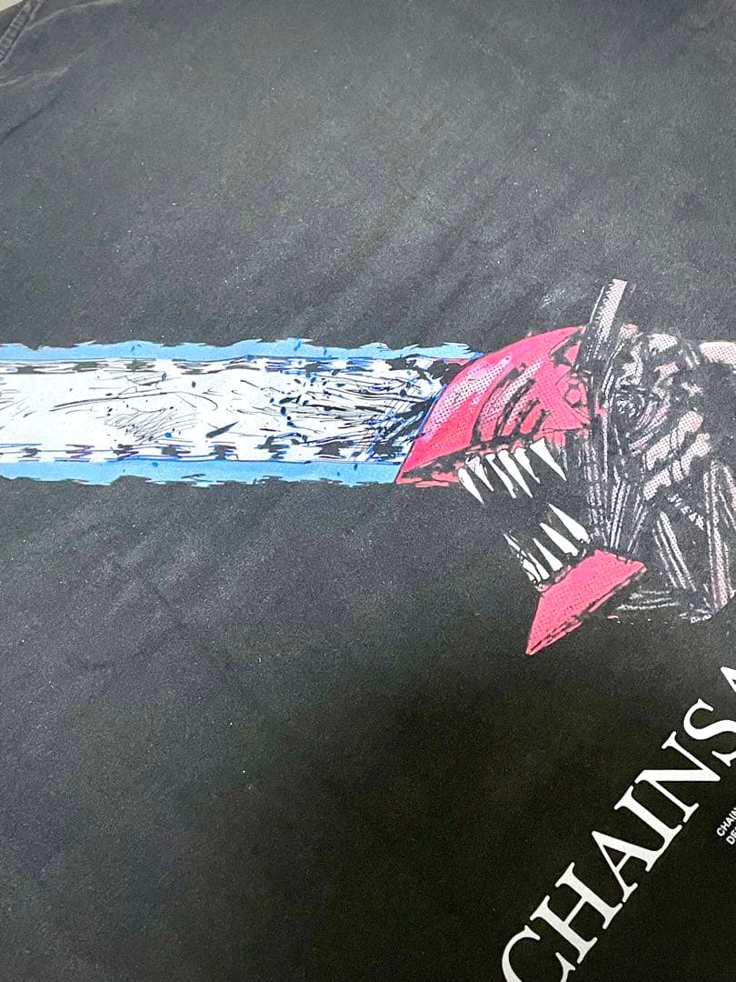 L*g様 希少　チェンソーマン　Tシャツ　デンジ　アニメ　ヴィンテージ　漫画　ポ