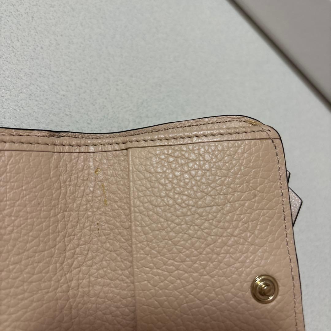 Chloé 三つ折り財布 ピンクベージュ