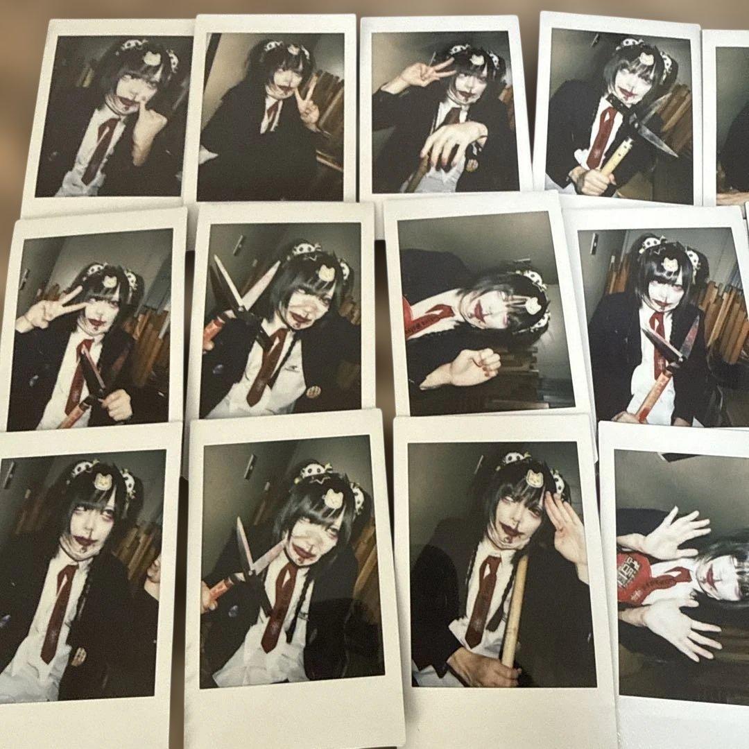 鮮血A子ちゃん 滅多刺しひろくん チェキ 15枚