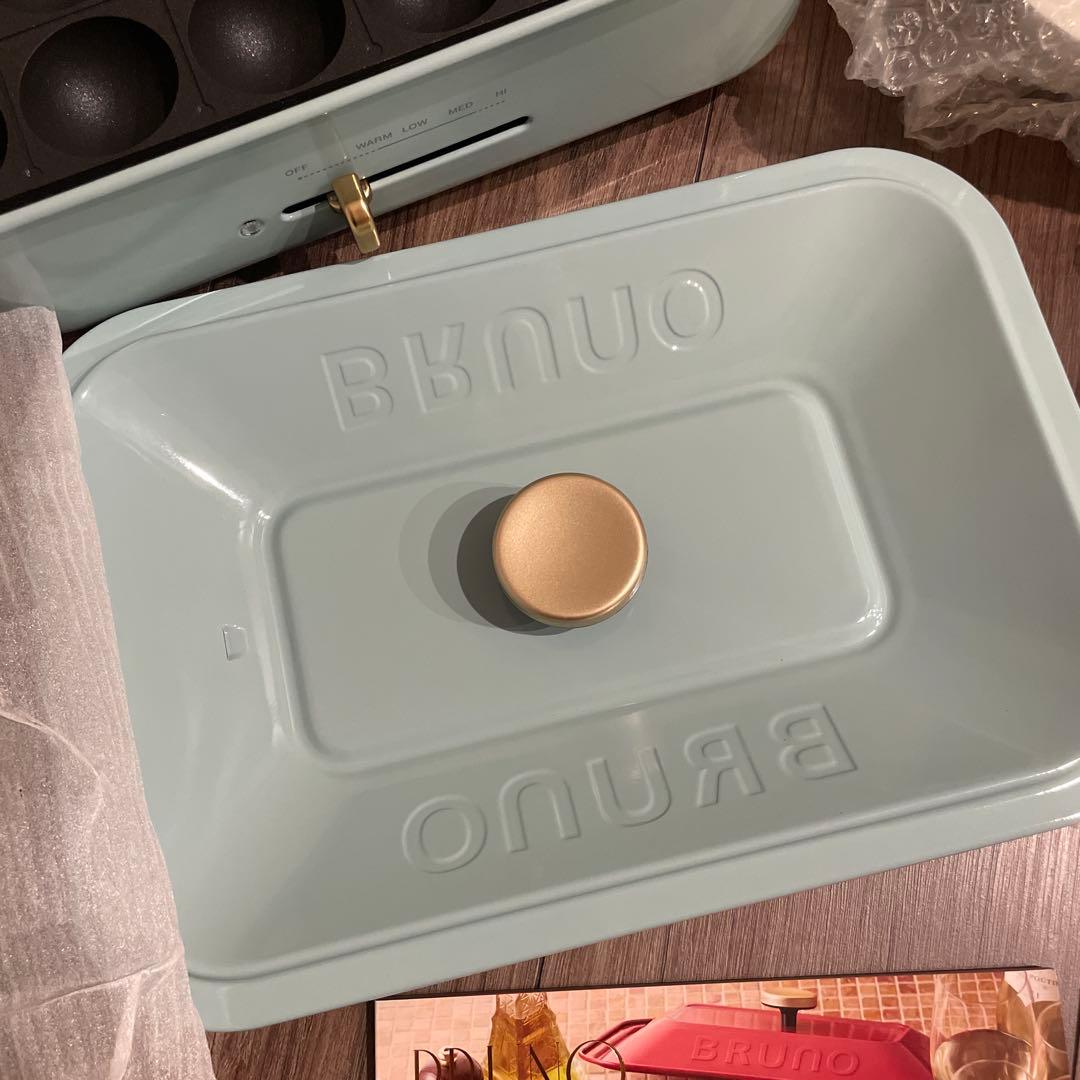 未使用品❁⃘ BRUNO コンパクト ホットプレート BOE021 鍋プレート付き