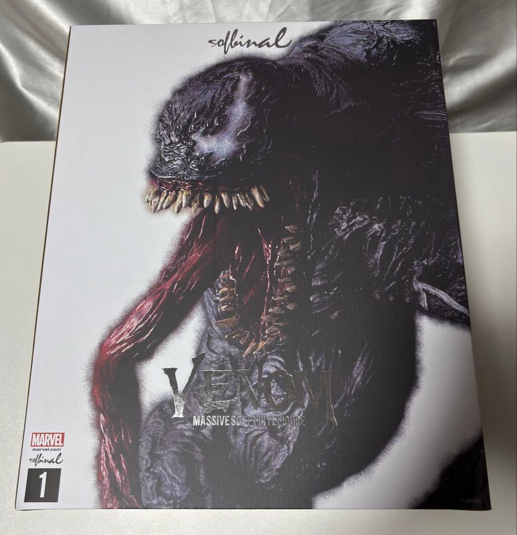 MARVEL ソフビナル ヴェノム ver.1 ヘッドパーツ付き 新品未開封品