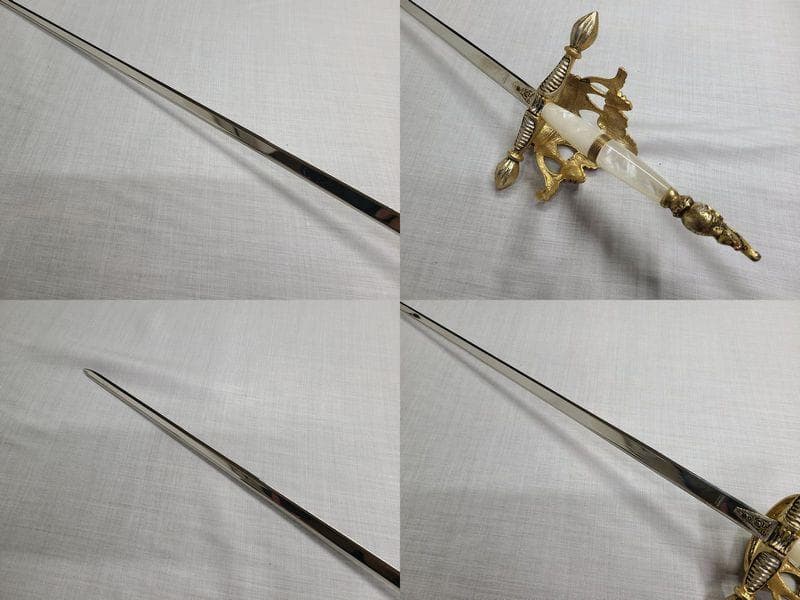 スペイン製 2本セット 模造刀 サーベル 骨董 アンティーク コレクション