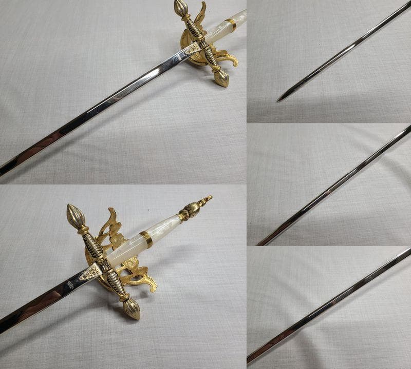 スペイン製 2本セット 模造刀 サーベル 骨董 アンティーク コレクション