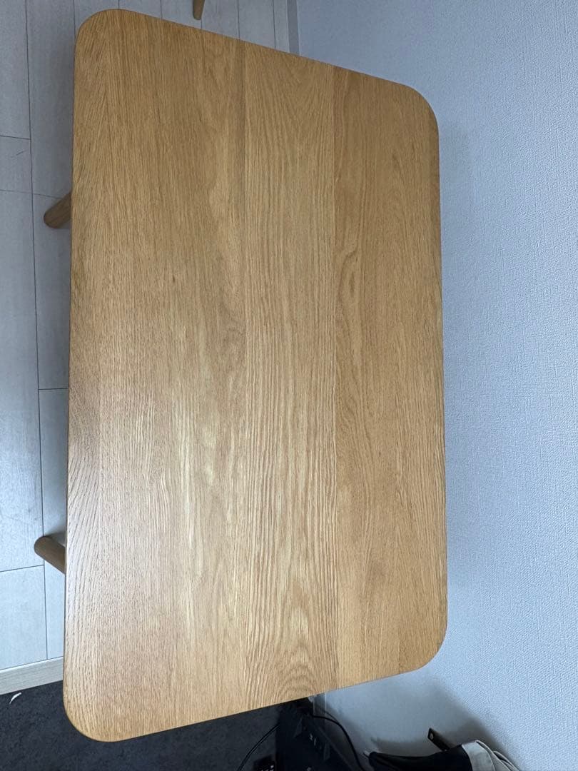 美品】ACTUS リピアオーク材デスク 学習机 テーブル アクタス RIPIA