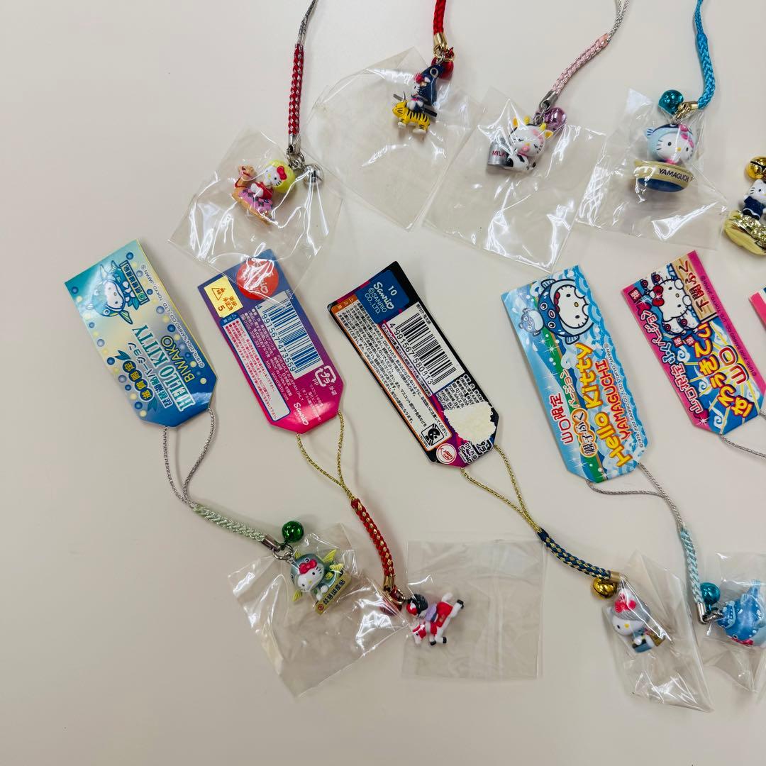 ④ ハローキティ　まとめ売り　ストラップ　ご当地　新品