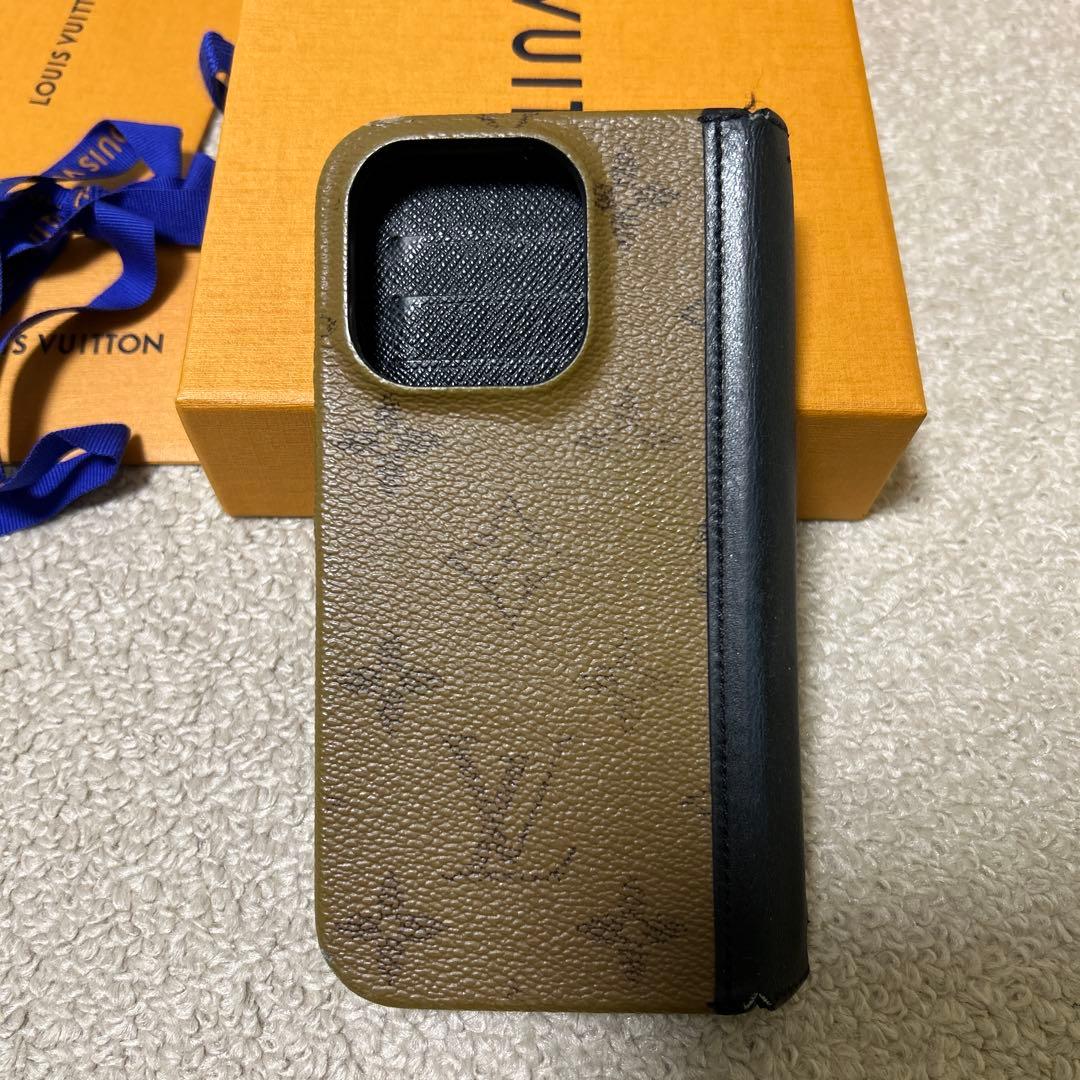 LOUIS VUITTON モノグラムリバースフォリオ iPhone14Pro