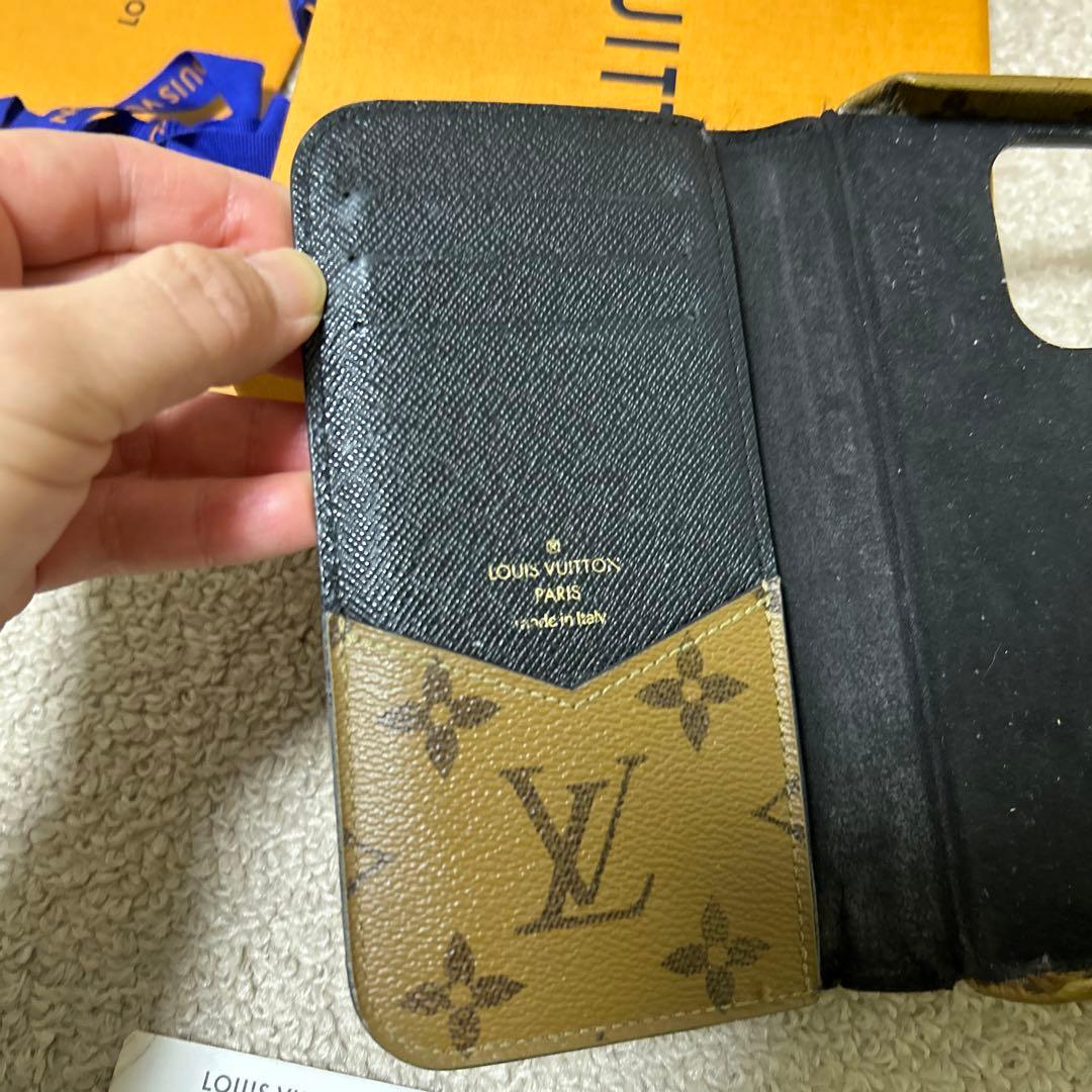 LOUIS VUITTON モノグラムリバースフォリオ iPhone14Pro