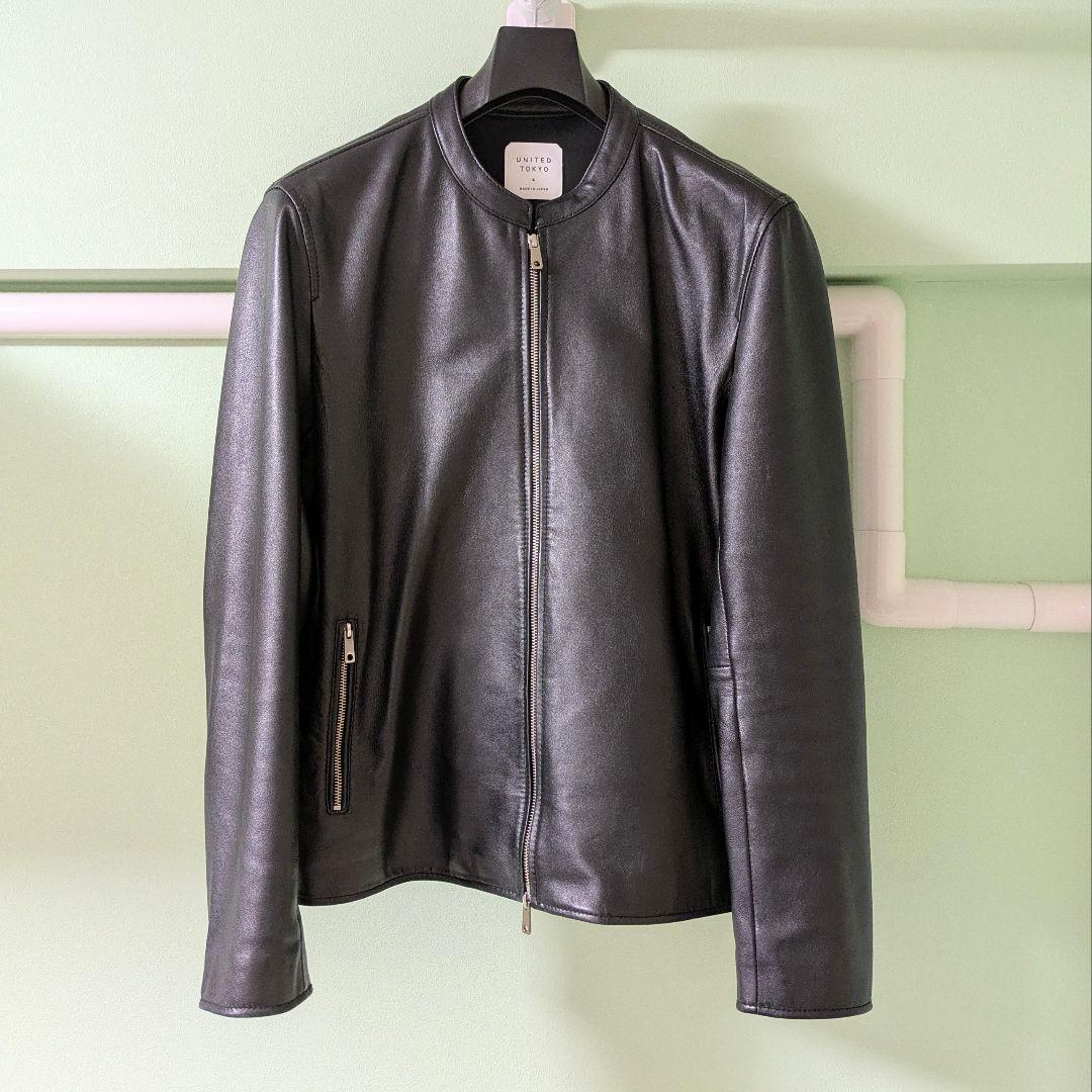 UNITED TOKYO シングルライダースジャケット サイズ4
