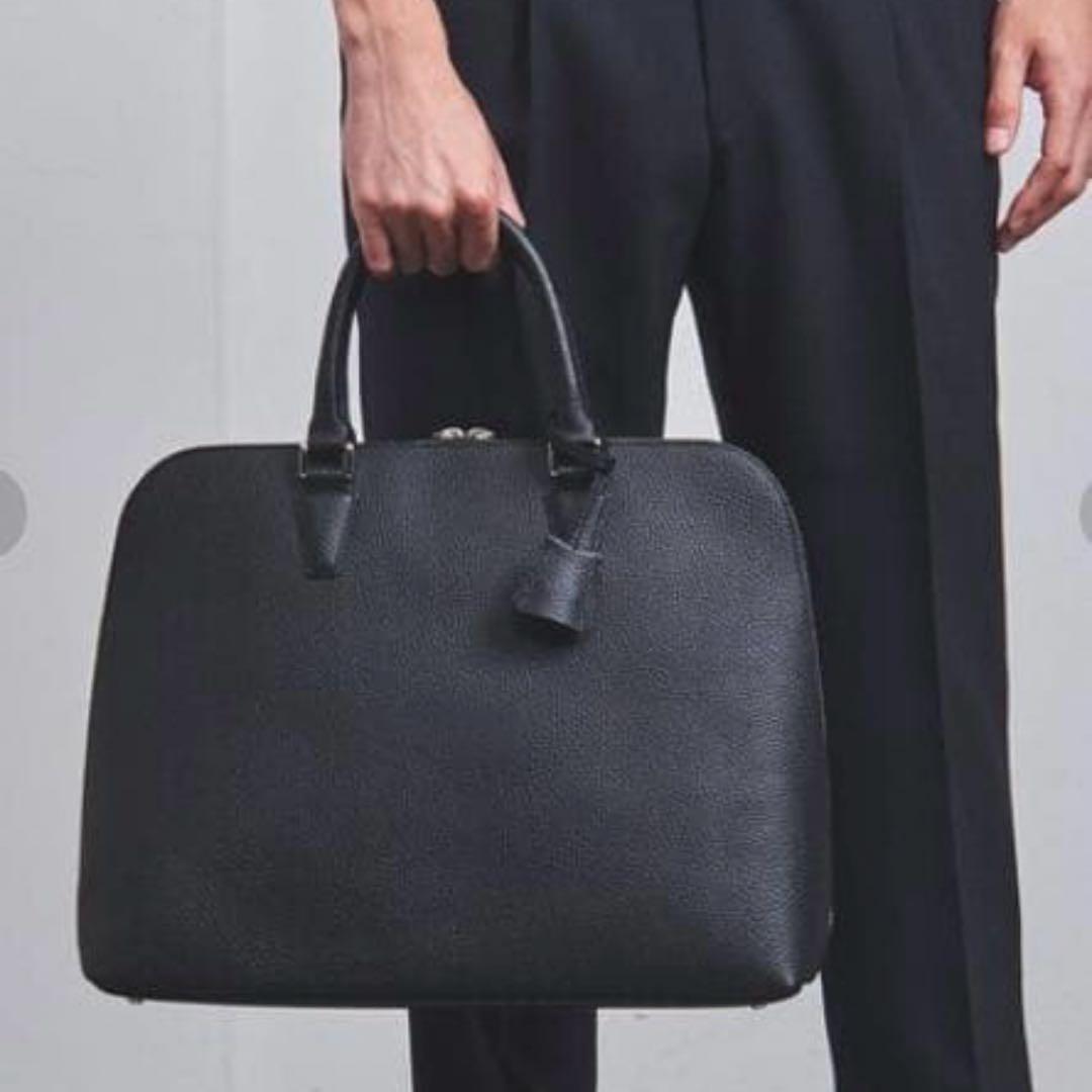 UNITEDARROWSレザーラウンドブリーフケース【定価39600円】