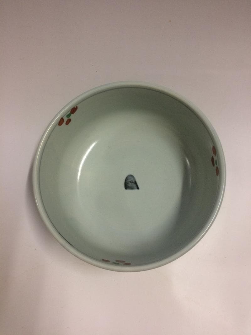 期間限定特価！　★未使用品/展示品★　 九谷焼　盛皿 / ポピー