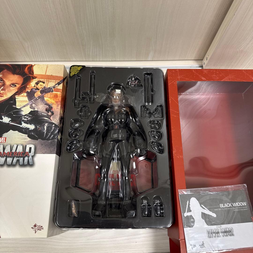 ホットトイズフィギュア　MARVEL CIVIL WAR BLACK WIDOW