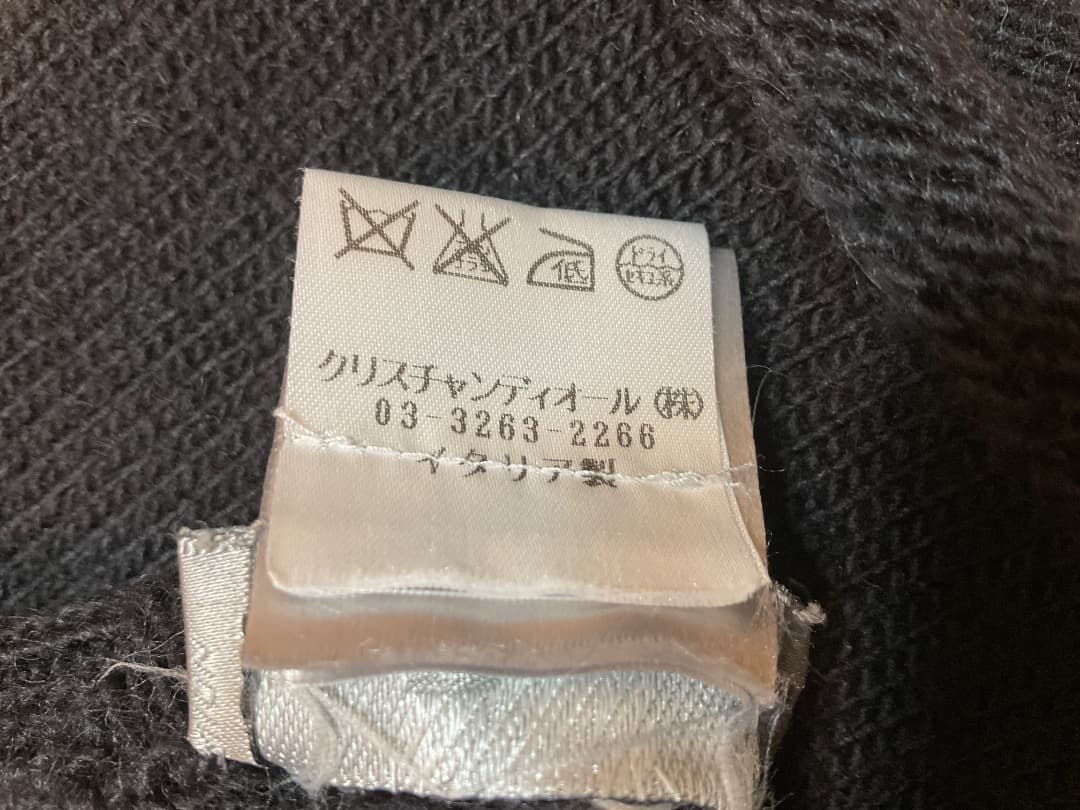 DIOR HOMME 07AW エディスリマン期 ウール アームウォーマー 黒